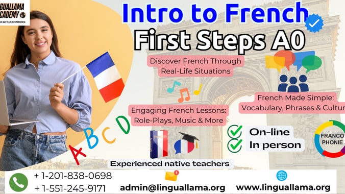 Intro to French | Single Class or Program | Discount in the description