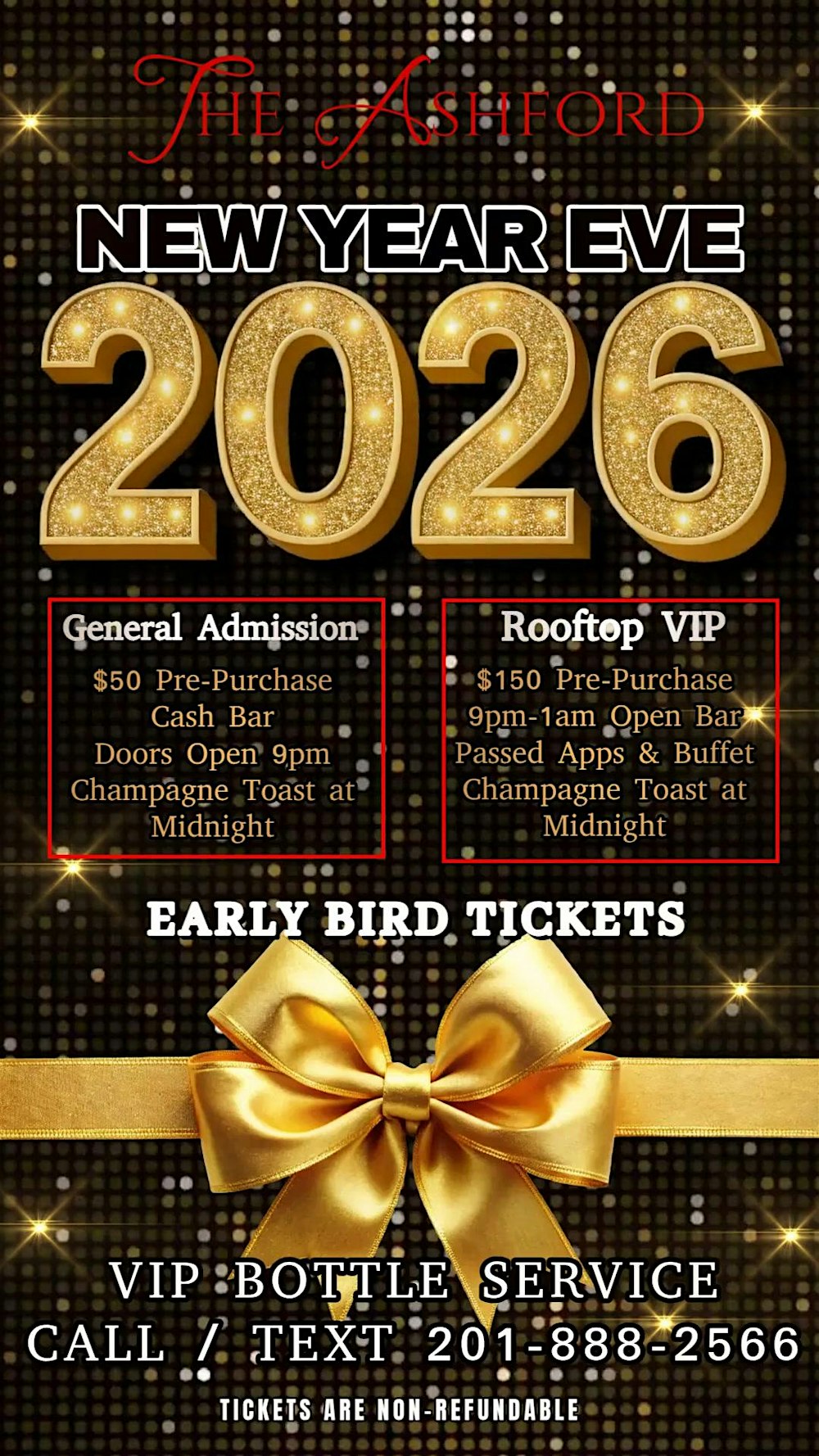 2026 NEW YEAR EVE @ THE ASHFORD