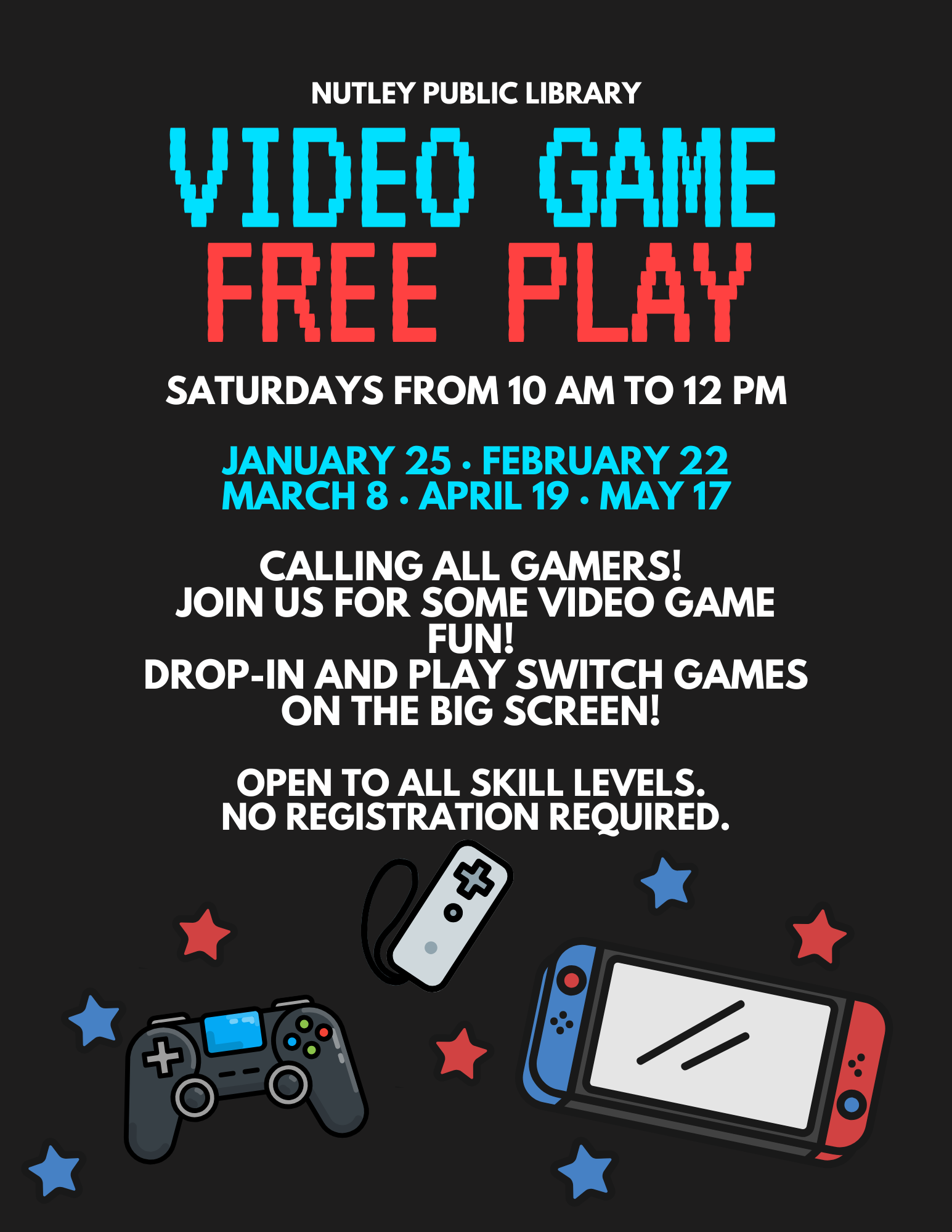 Video Game Free Play (All Ages)