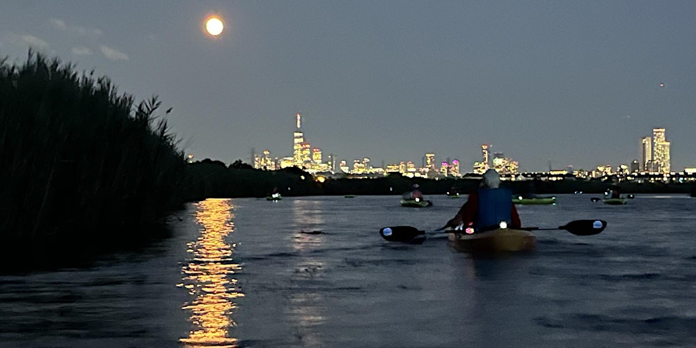 Hackensack Riverkeeper's Guided Moonlight Kayak Tours
