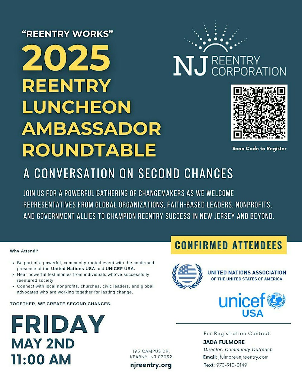Reentry Works - 2025 Reentry Luncheon Ambassador Roundtable