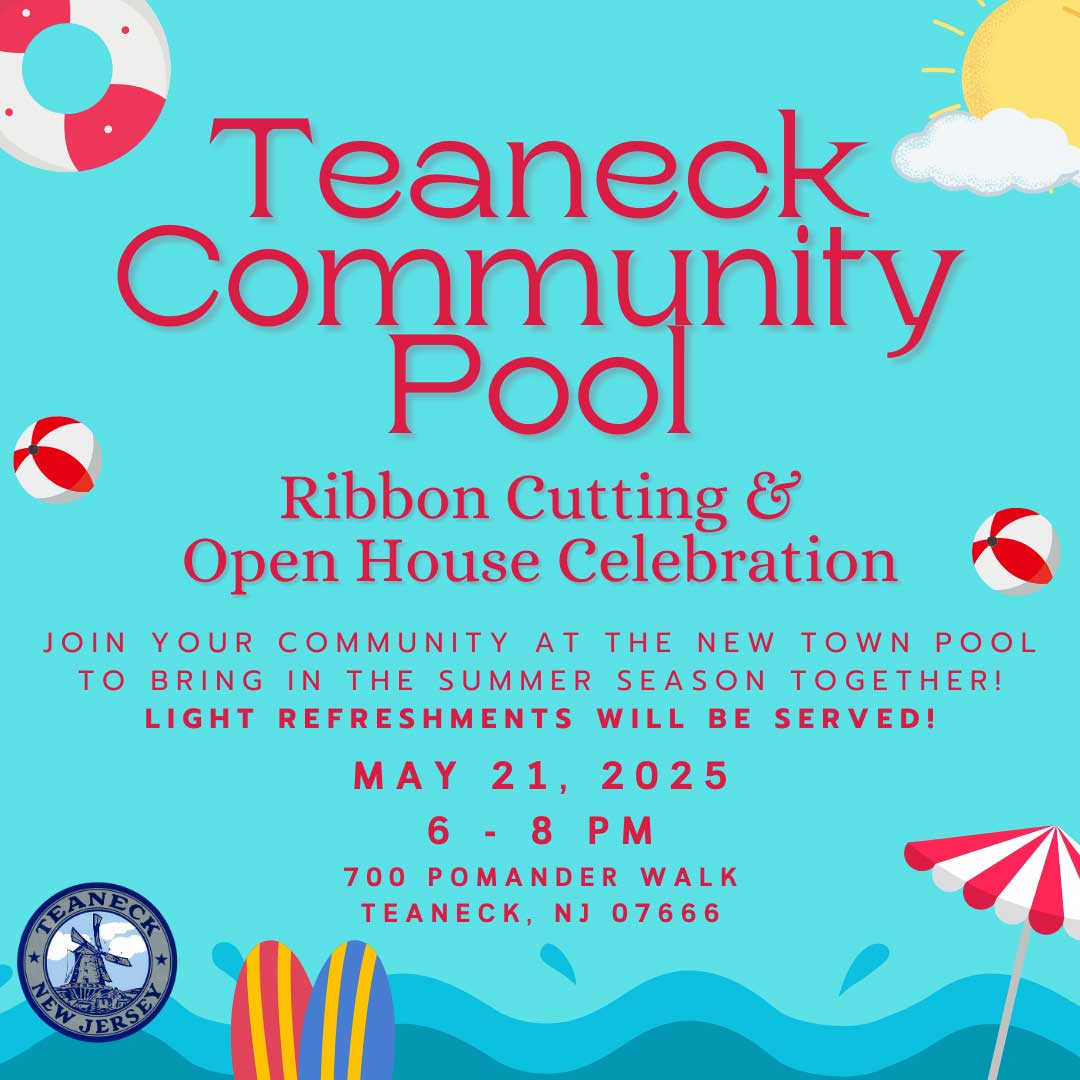 Teaneck Community Pool Ribbon Cutting