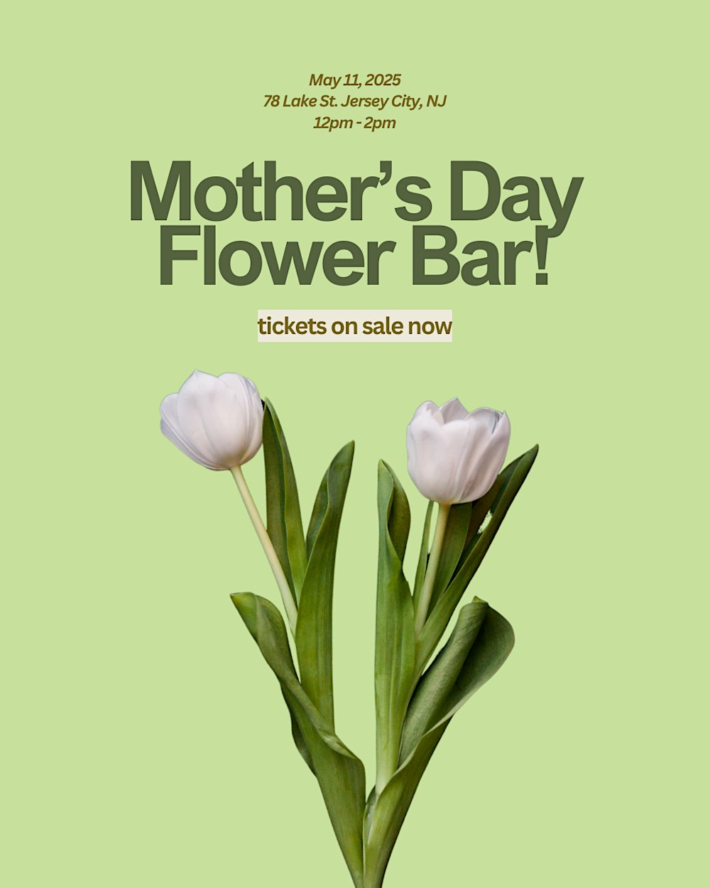 Mother's Day Flower Bar