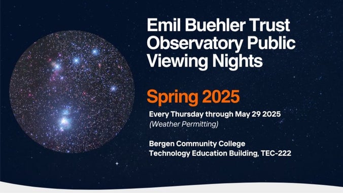 Spring 2025 Public Viewing Nights