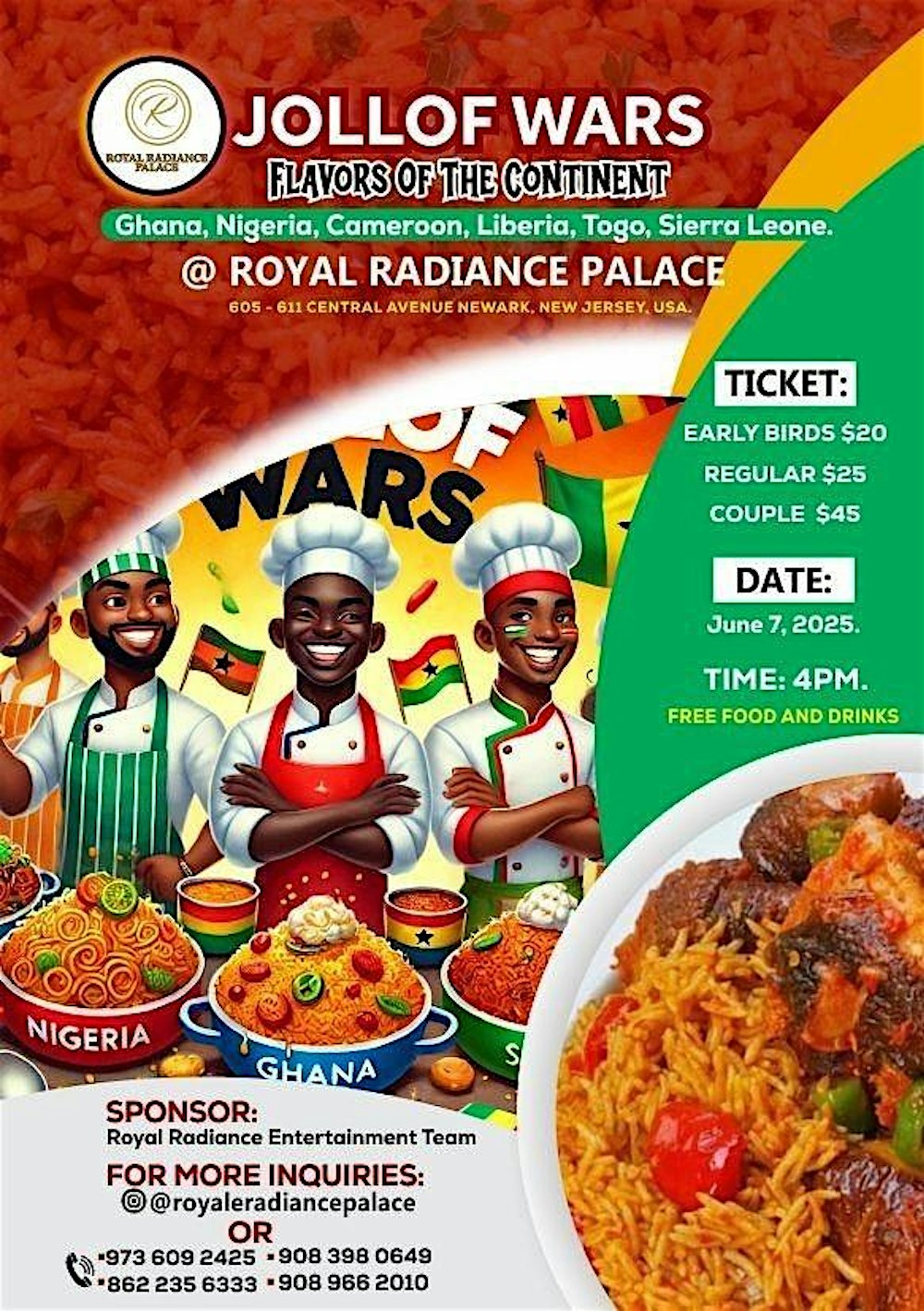 Jollof  Wars Flavors Of The Continent