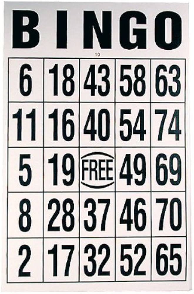 Bingo for Adults