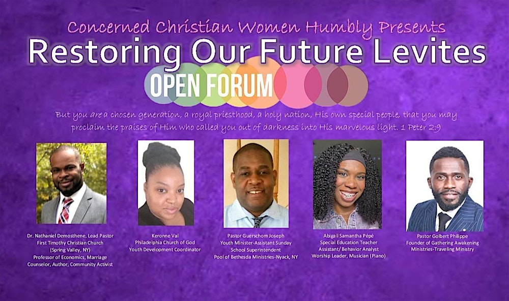 Restoring Our Future Levites:Open Forum