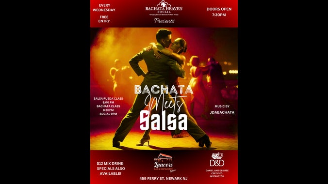 Bachata Meets Salsa (FREE CLASS AND ENTRANCE)