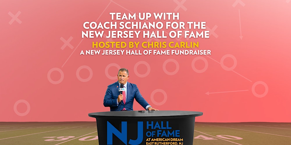 Team Up with Coach Schiano for the New Jersey Hall of Fame