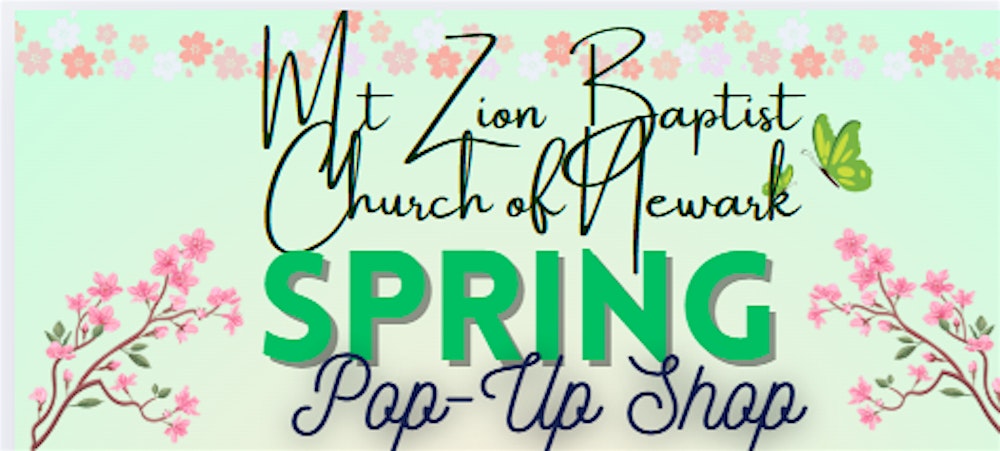 Mt Zion Baptist Church Spring 2025 Pop-up Shop