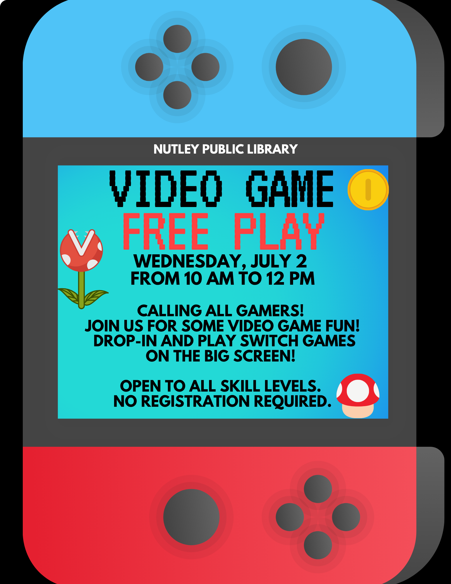 Video Game Free Play (All Ages)