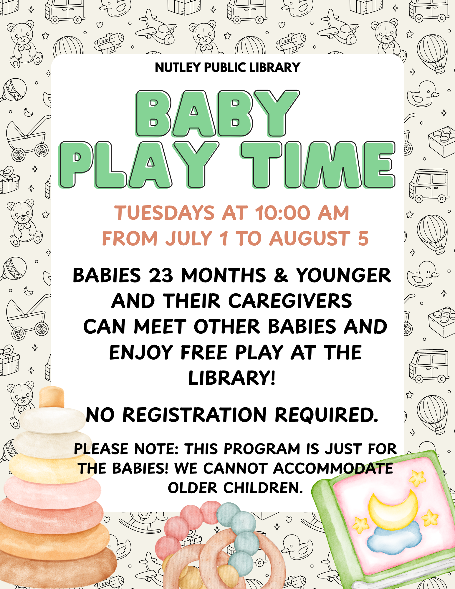 Baby Play Time (23 months and younger)
