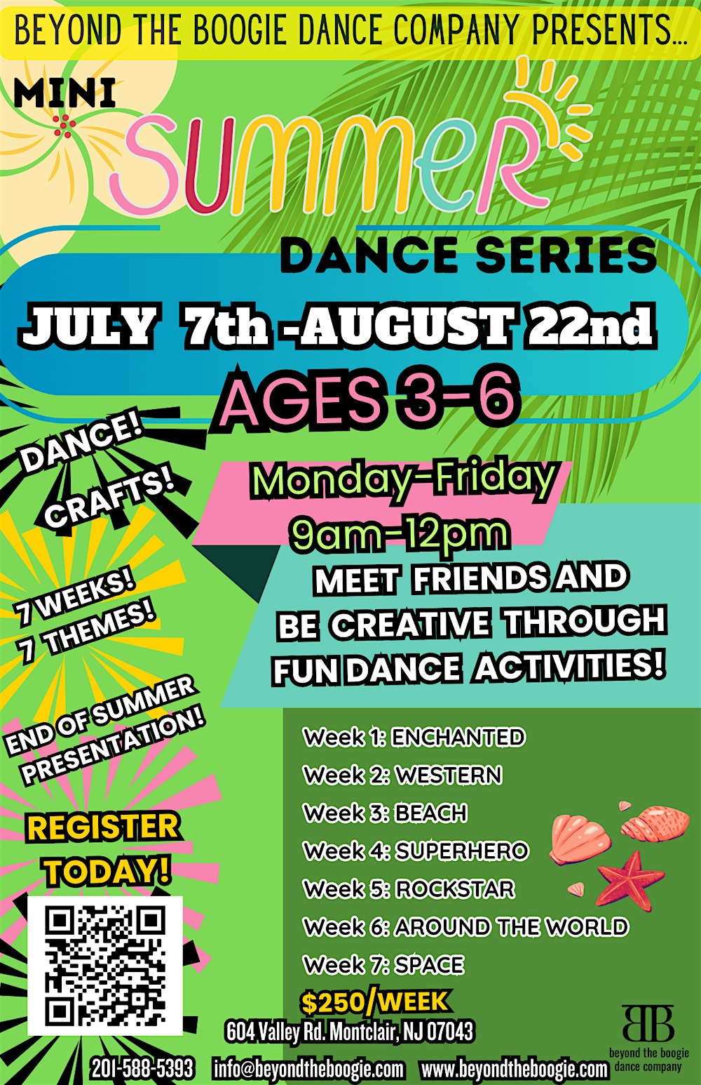 Daytime Dance Series (Ages 3-6)