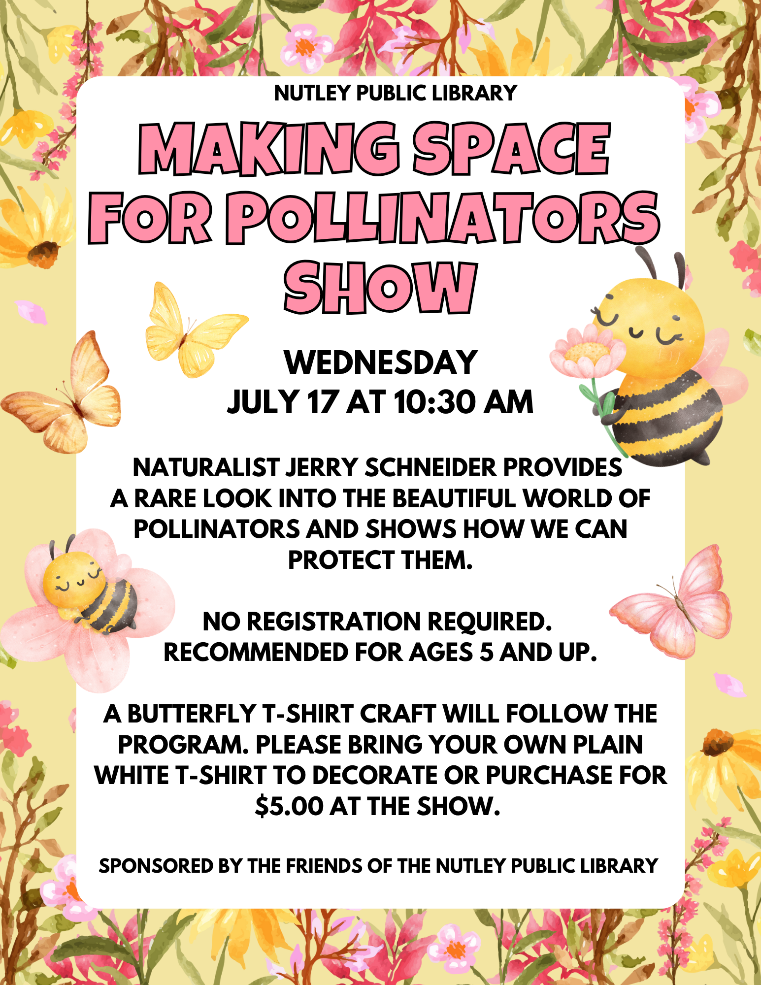 Making Space for Pollinators (Ages 5 & Up)