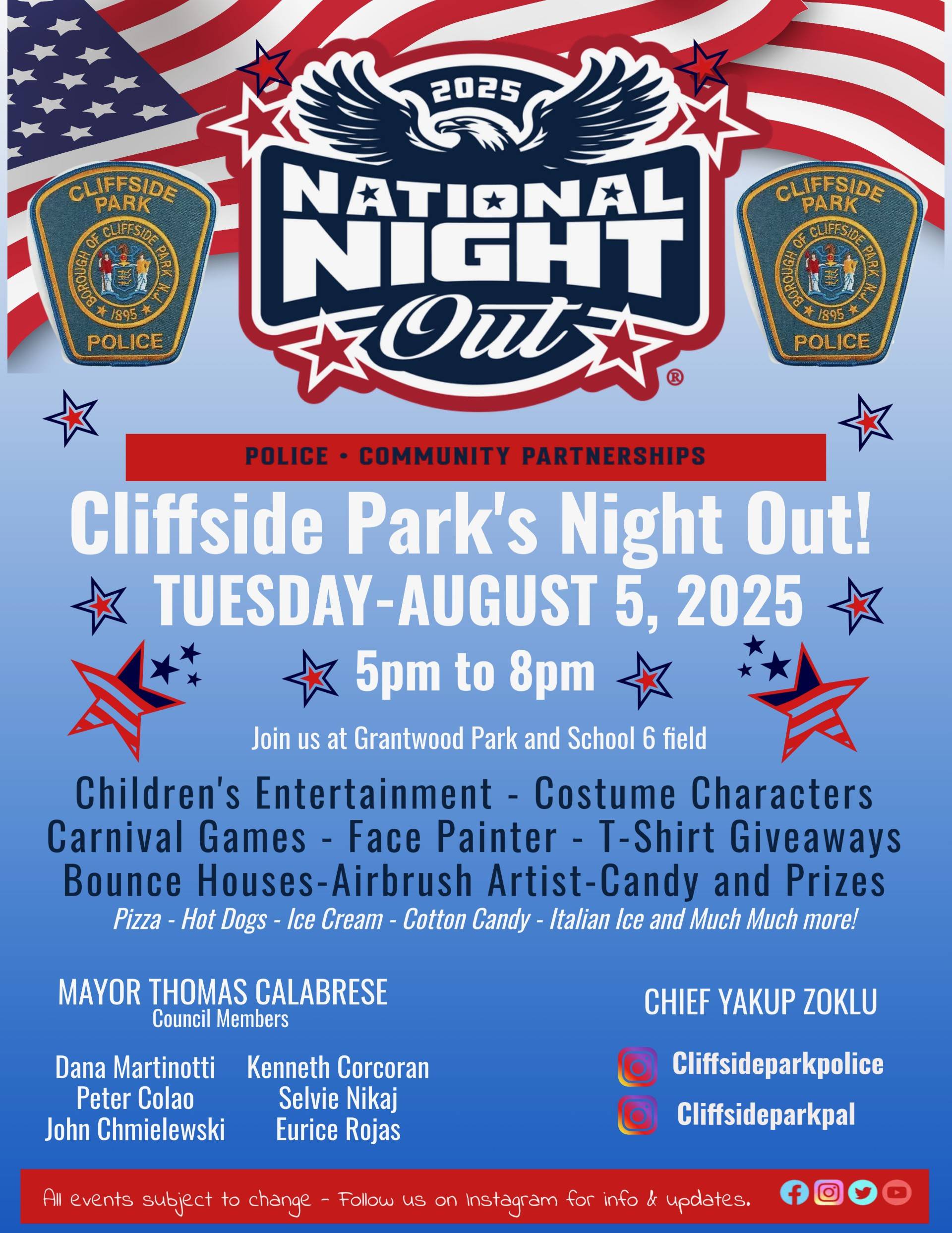 Cliffside Park's National Night Out