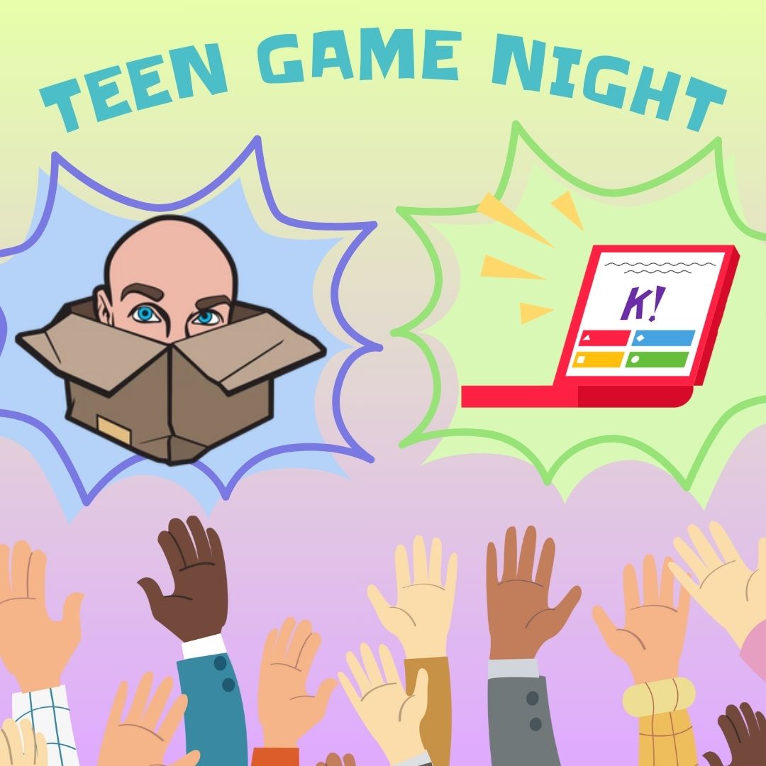 Teen Game Night, teens grades 5 - 8