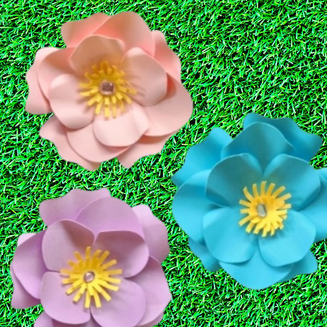 Paper Flowers with Craft Cutters, adults