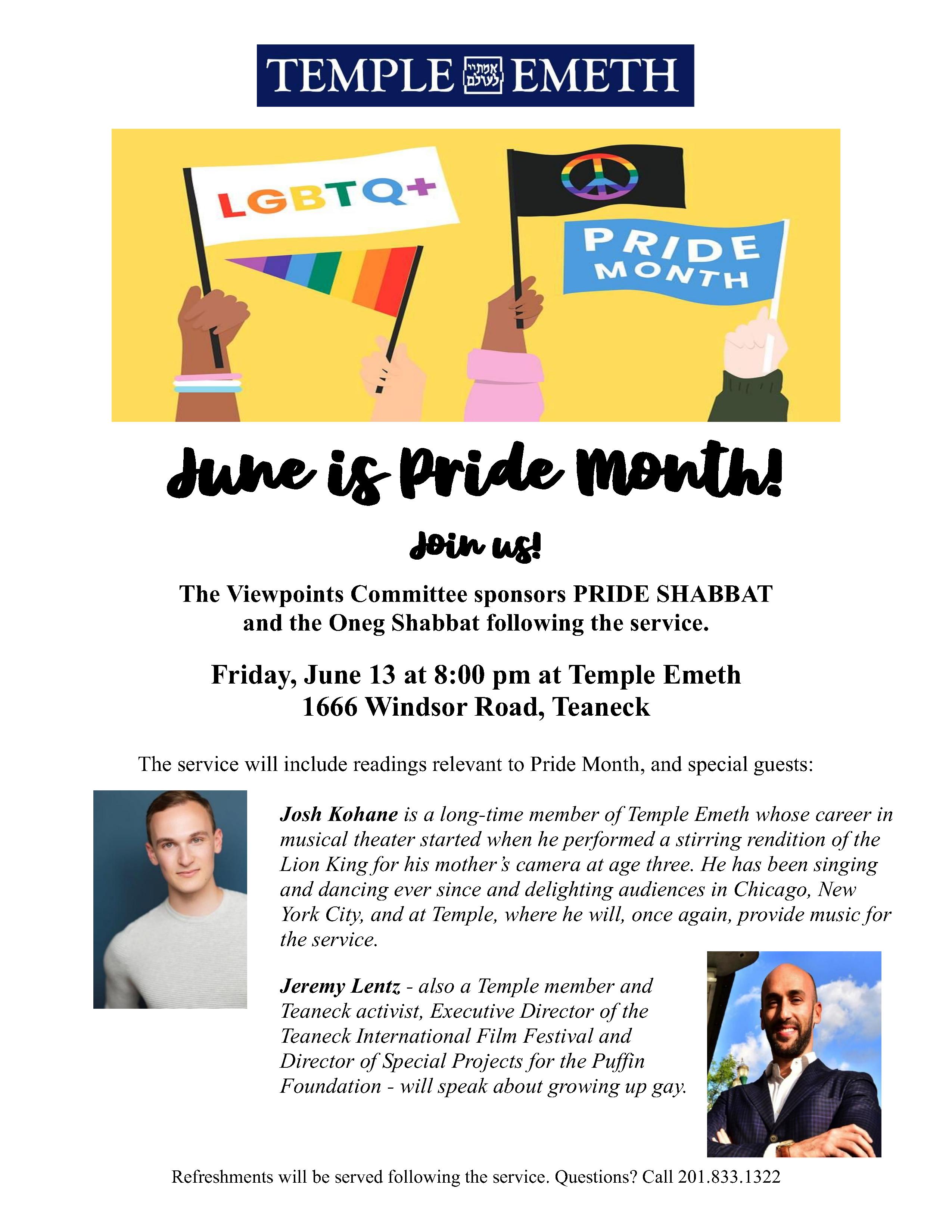 Pride Shabbat