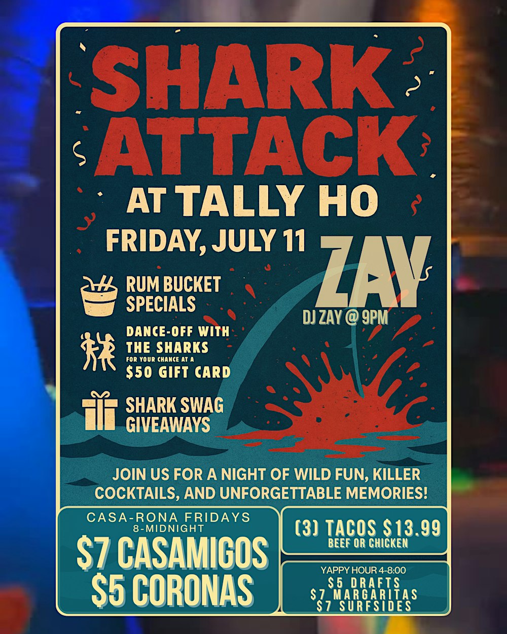 Shark Attack at Tally Ho