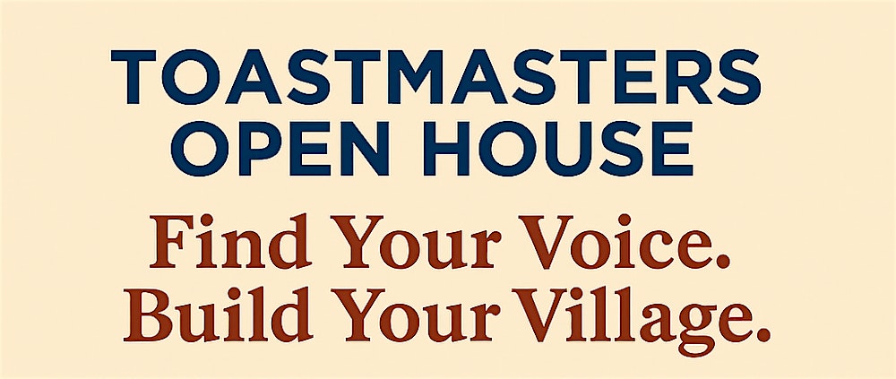 EUPC Toastmasters Open House