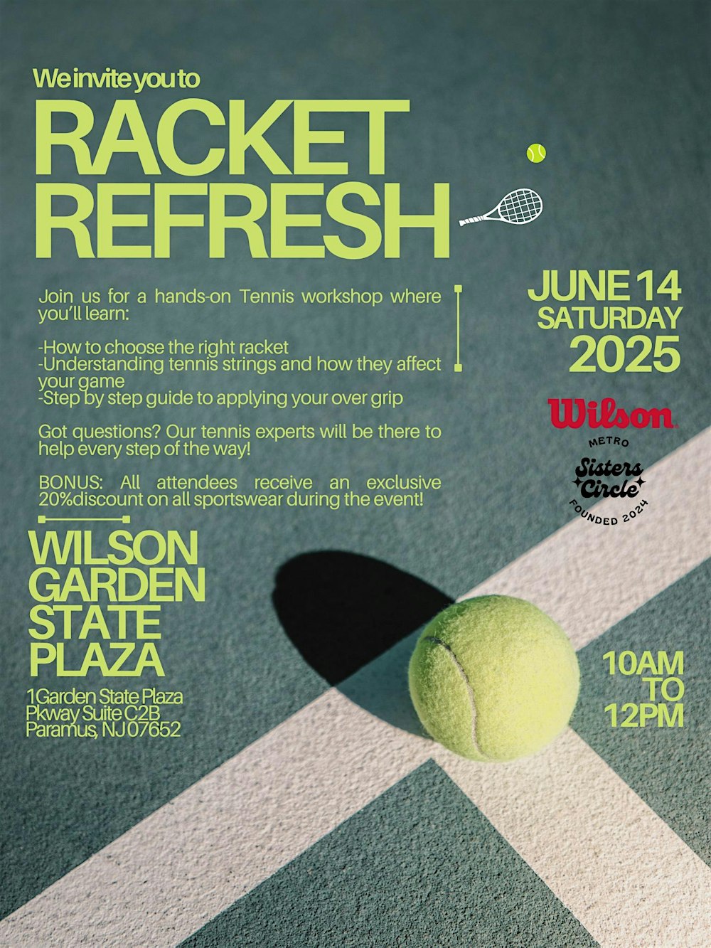 MSC x Wilson: Racket Refresh Workshop