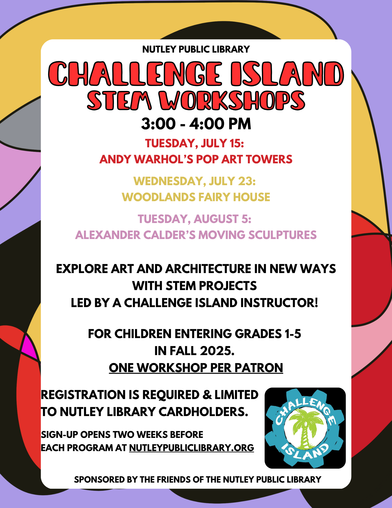 Challenge Island STEM Workshop (Grades 1-5)