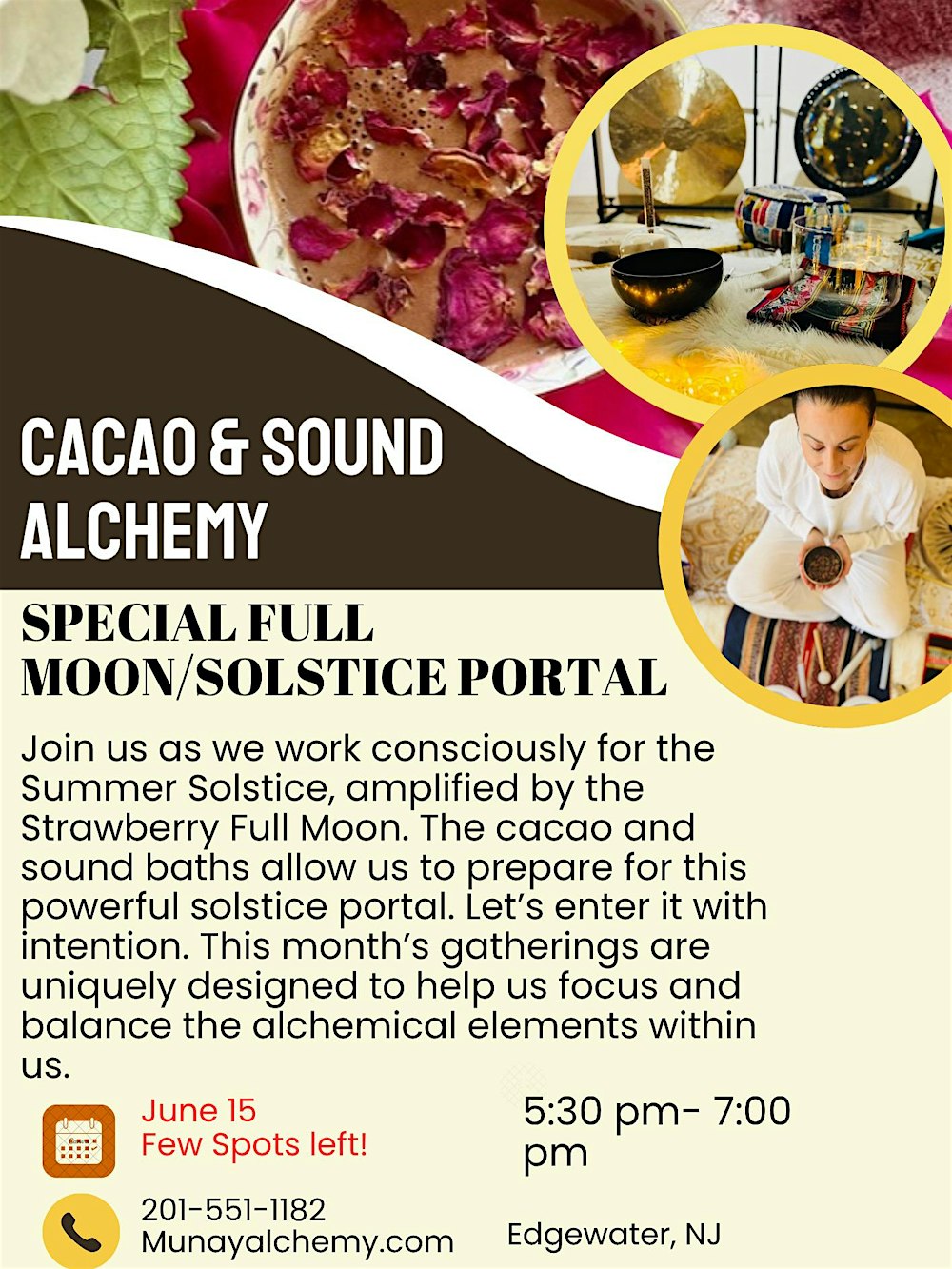 Solstice and Full Moon Cacao & Sound Gathering!