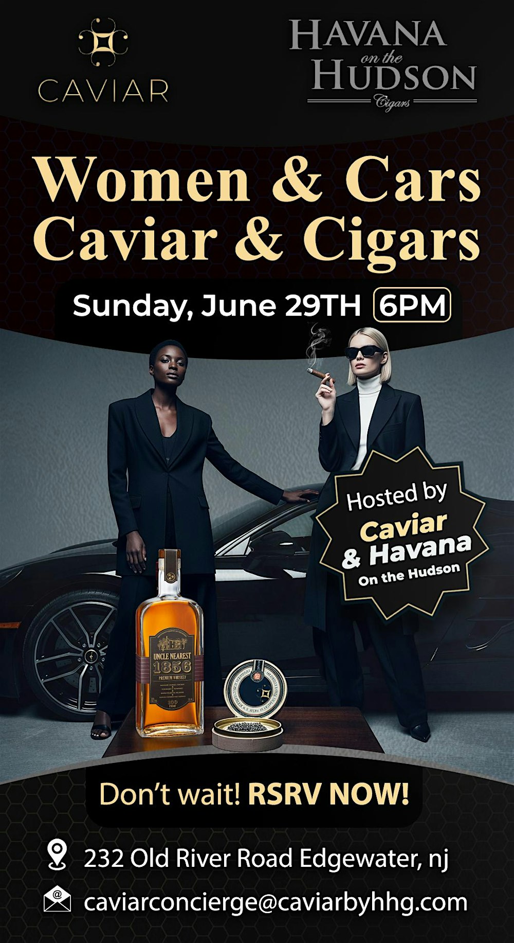 WOMEN & CARS CAVIAR & CIGARS