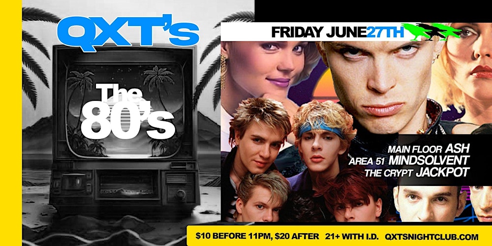 FLASHBACK FRIDAYS - THE 80's! ... Dance until no more