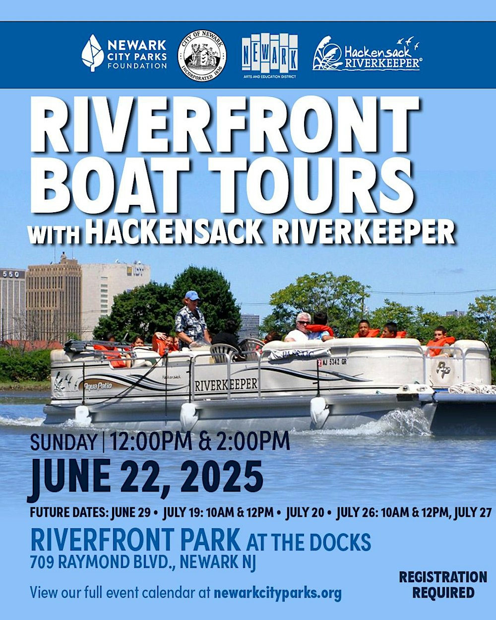Newark Riverfront - Passaic River Boat Tours