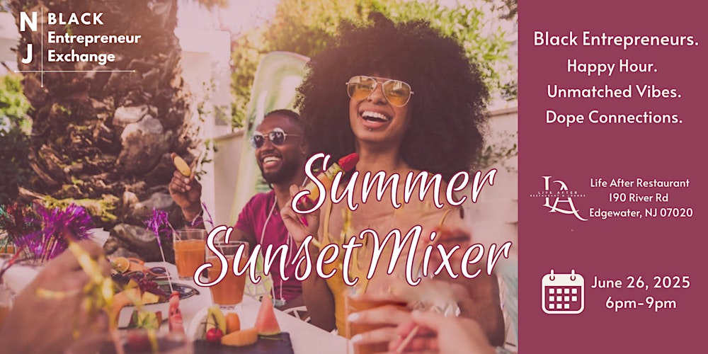 NJBEE Summer Sunset Mixer