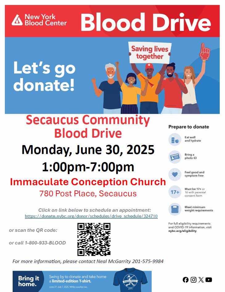 Secaucus Community Blood Drive