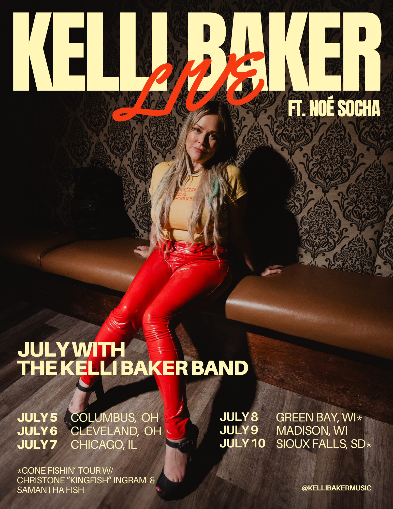 Sunday Sessions: The Kelli Baker Band ft. Noé Socha