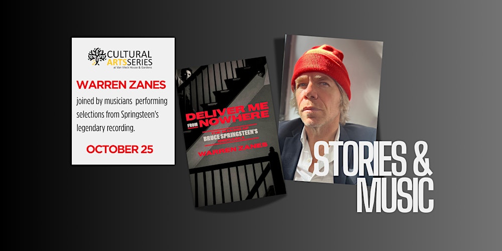 TMF's Cultural Arts Series 10/25/25: Speaker Warren Zanes and Friends
