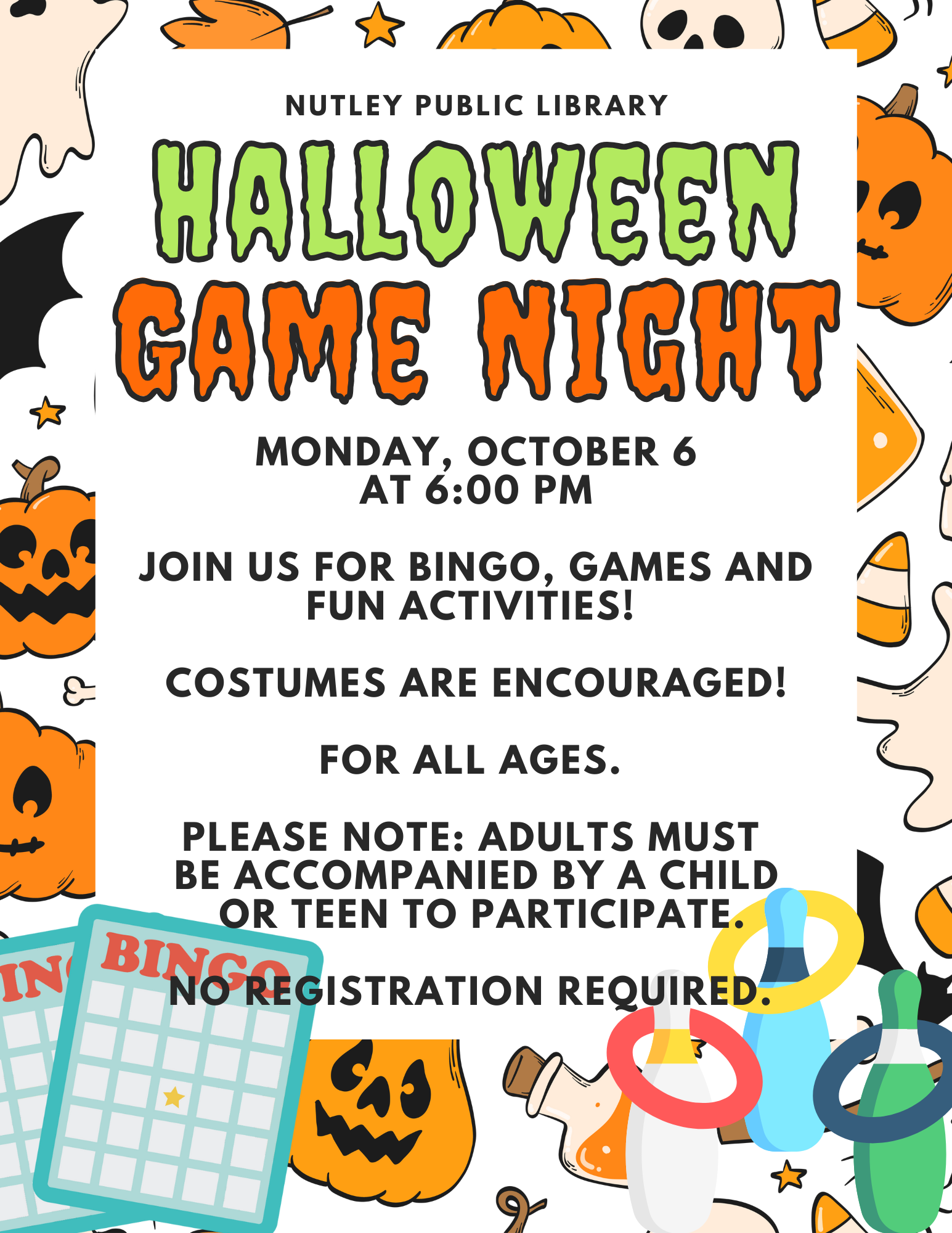 Halloween Game Night (All Ages)