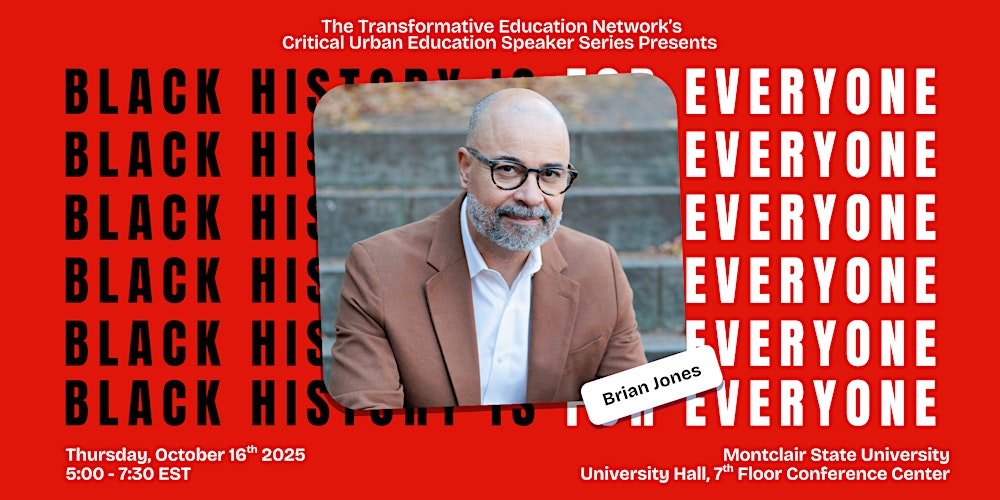 Critical Urban Speaker Series:  Brian Jones