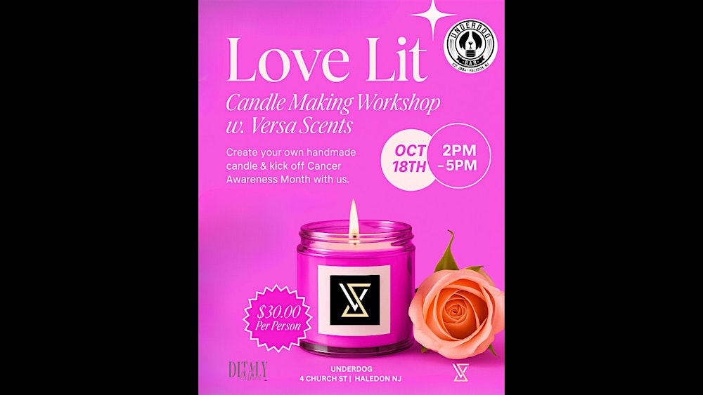 Love Lit: Candle-Making Workshop for Cancer Awareness and Remembrance