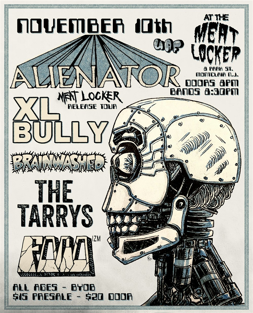 Alienator meat locker Montclair