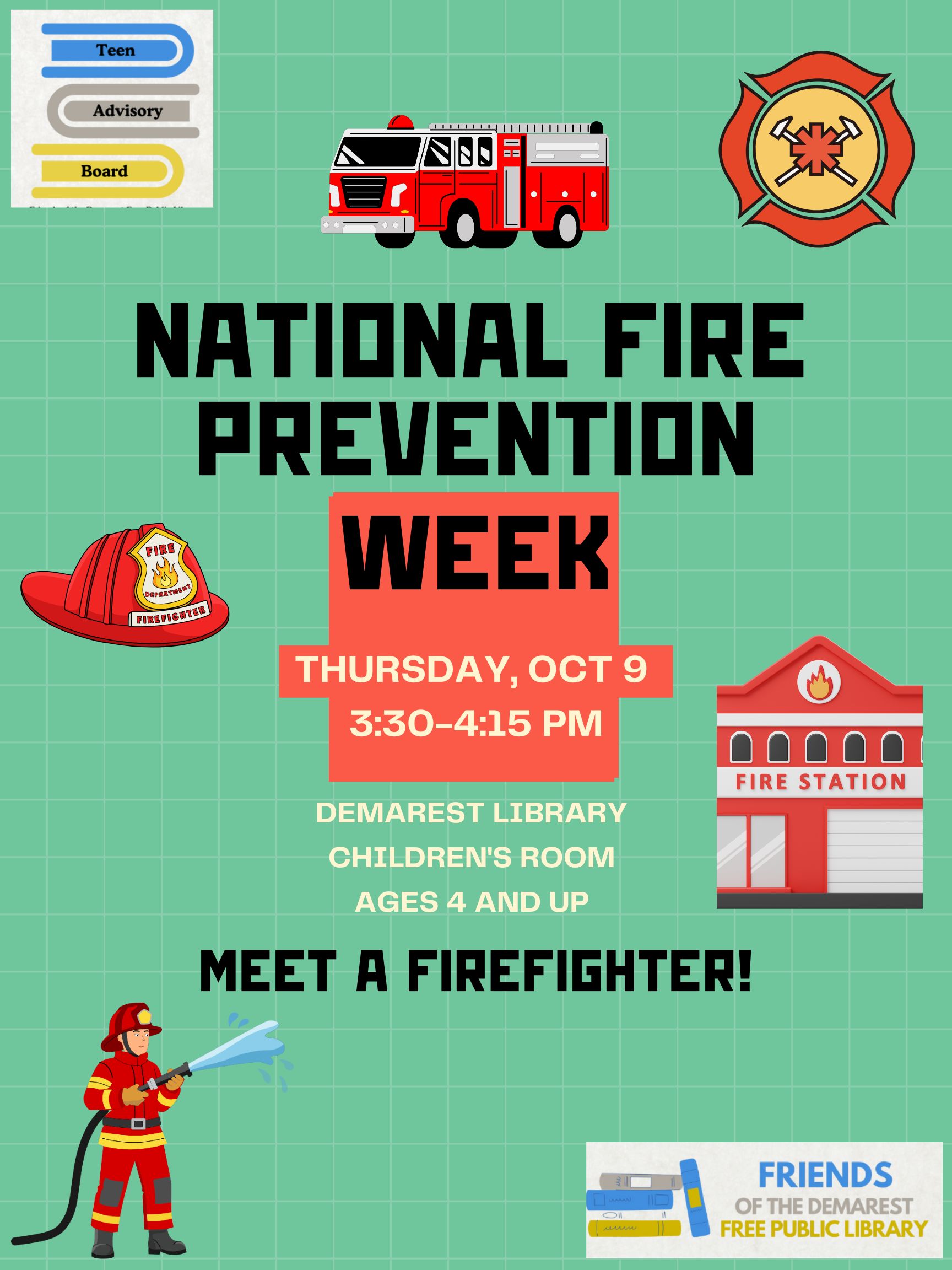 TAB National Fire Prevention Week (Ages 4+)