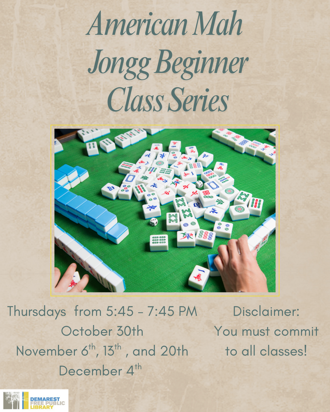 American Mah Jongg Beginner Class