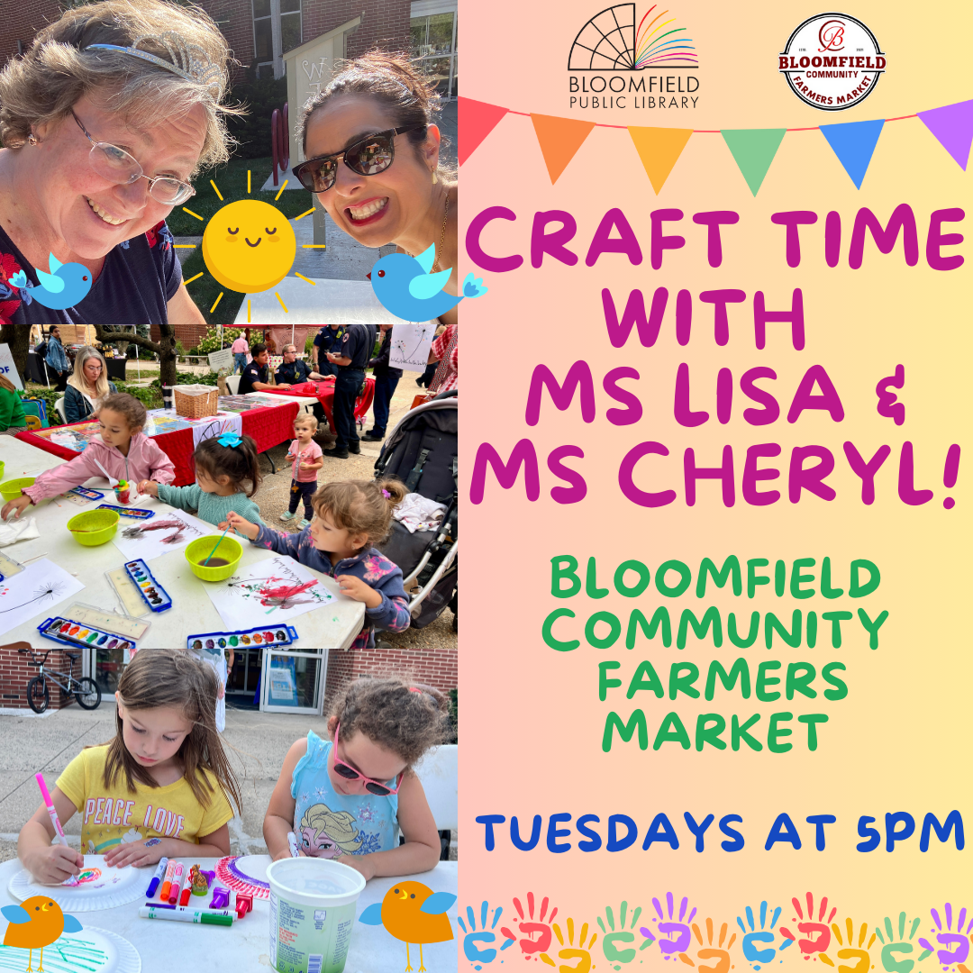 Summer Market Crafts with Ms. Lisa and Ms. Cheryl