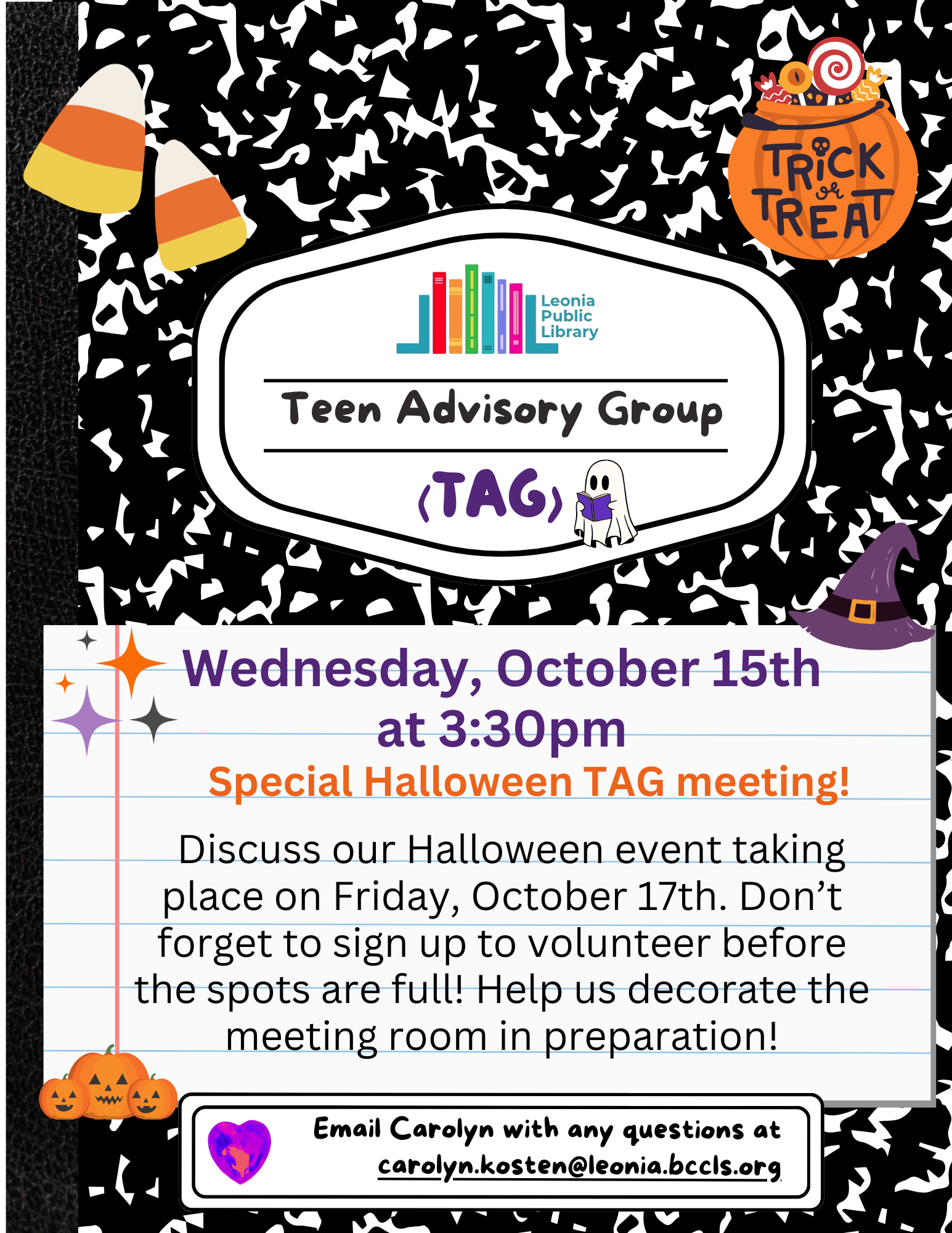 Teen Advisory Group (TAG) - Teen Volunteering
