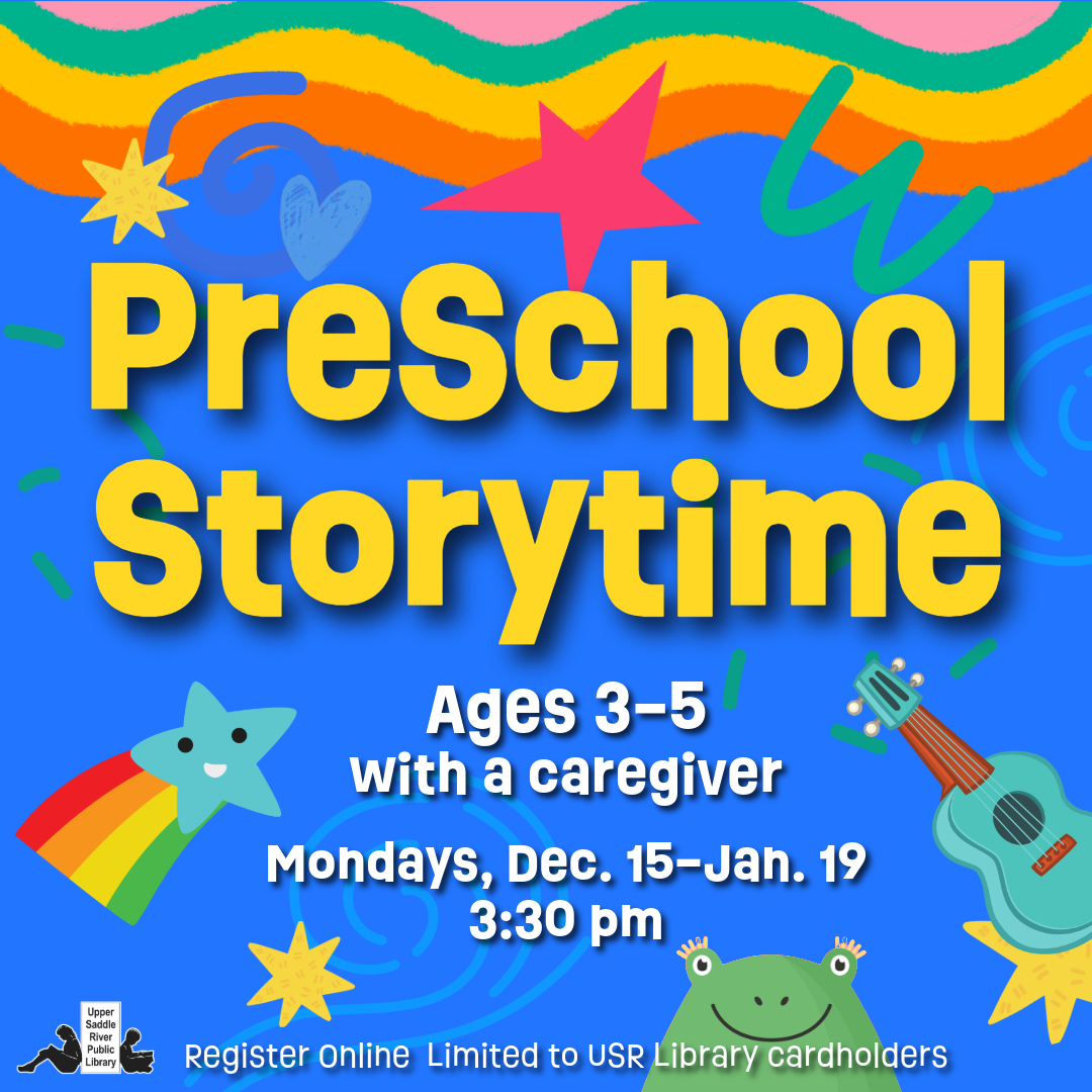 Drop-In Preschool Storytime (ages 3-5)