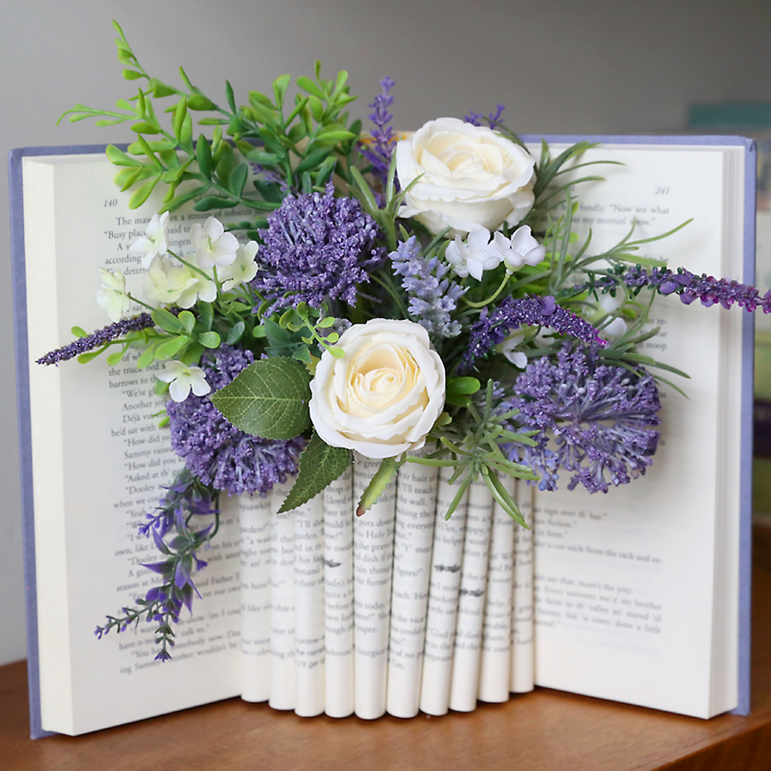Adult Craft: Folded Book Vase