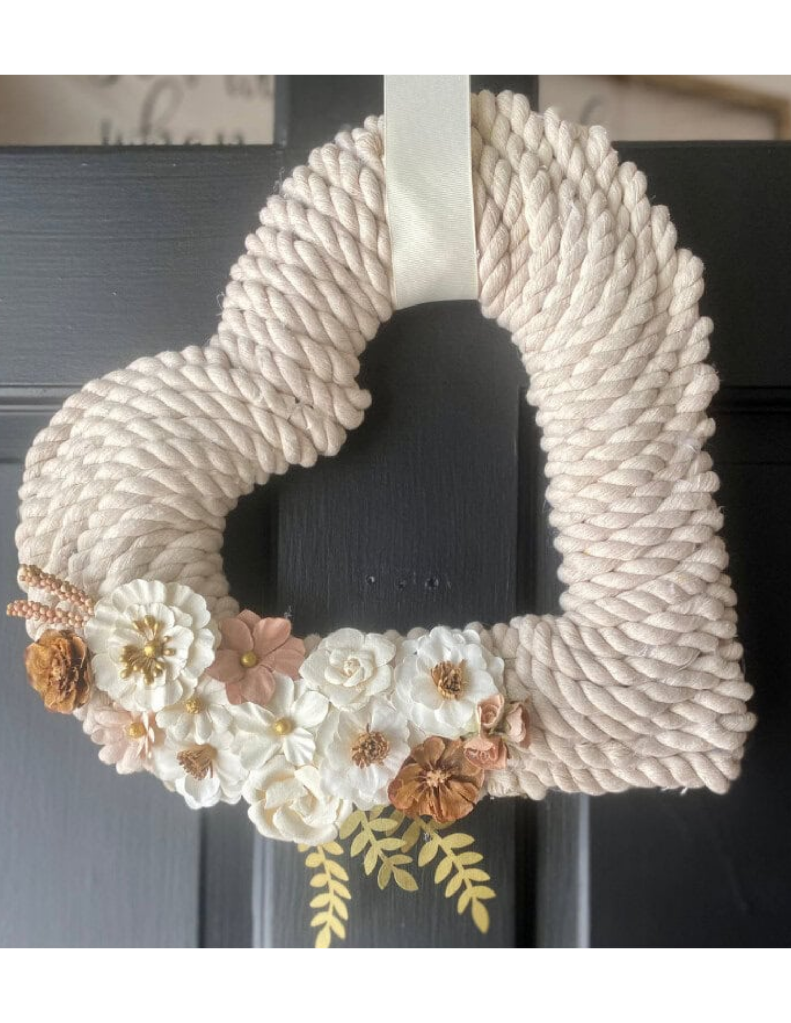 Adult Craft: DIY Heart Wreath