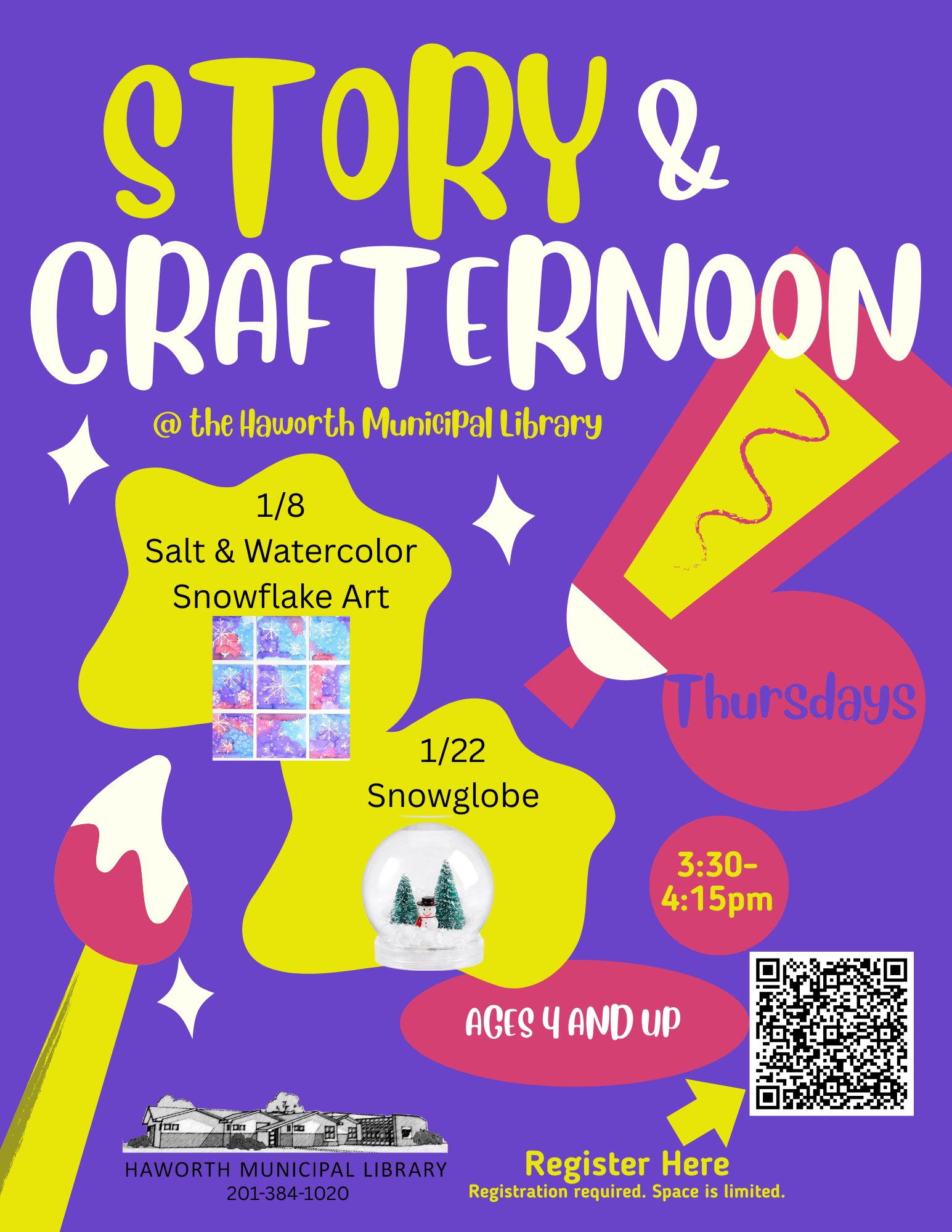 Story and Crafternoon (4 yrs and up)