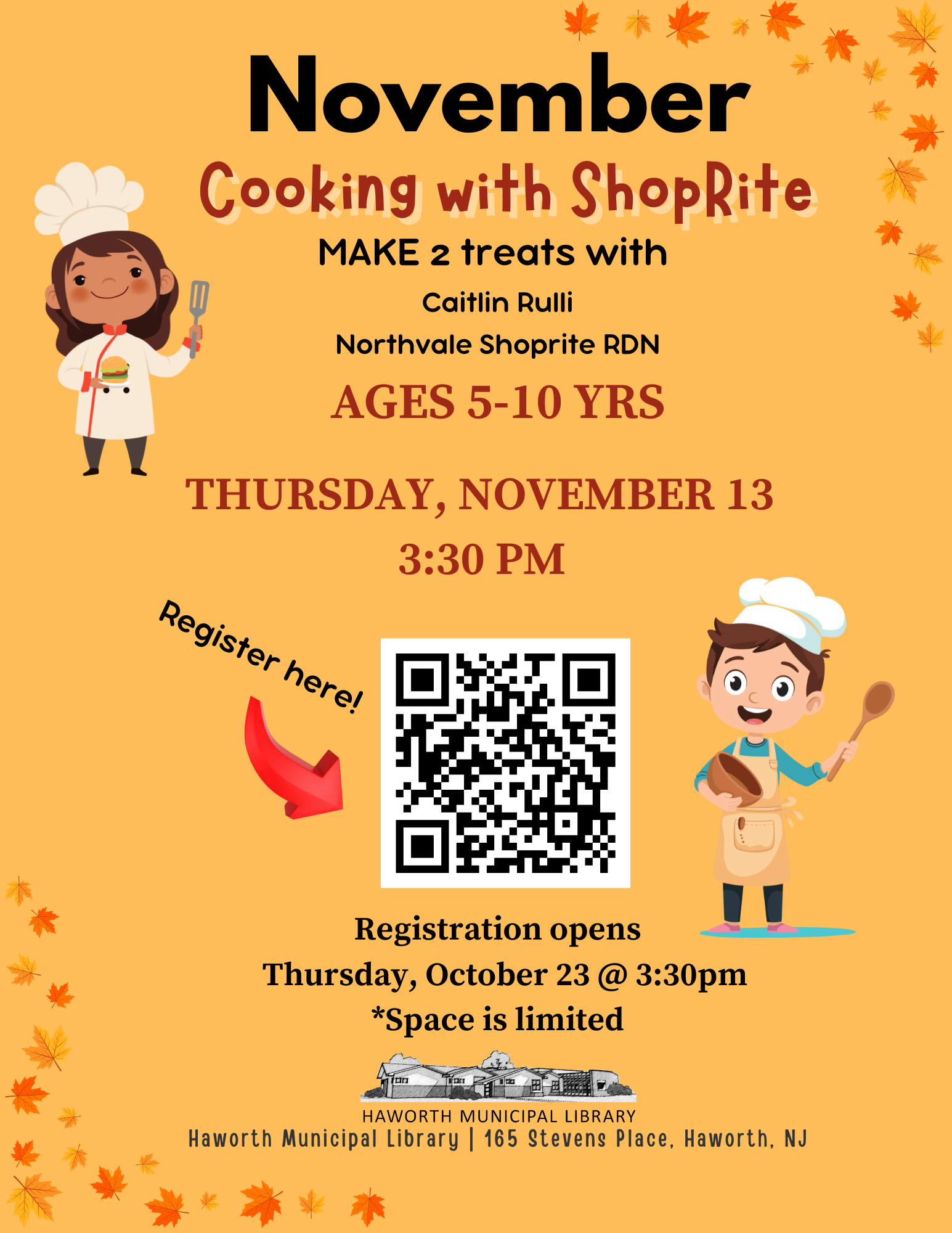 Kids Cooking with ShopRite