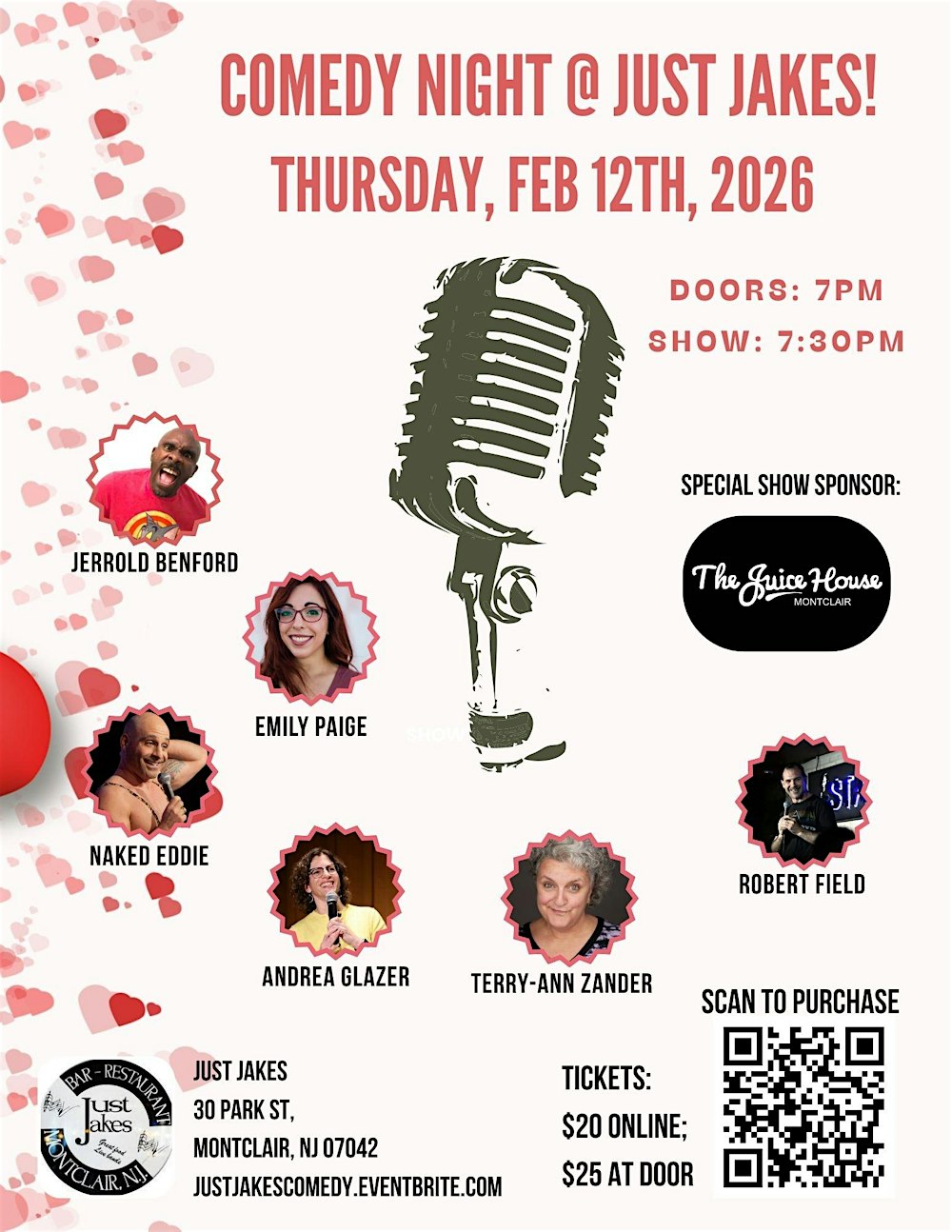 Comedy Night at Just Jakes