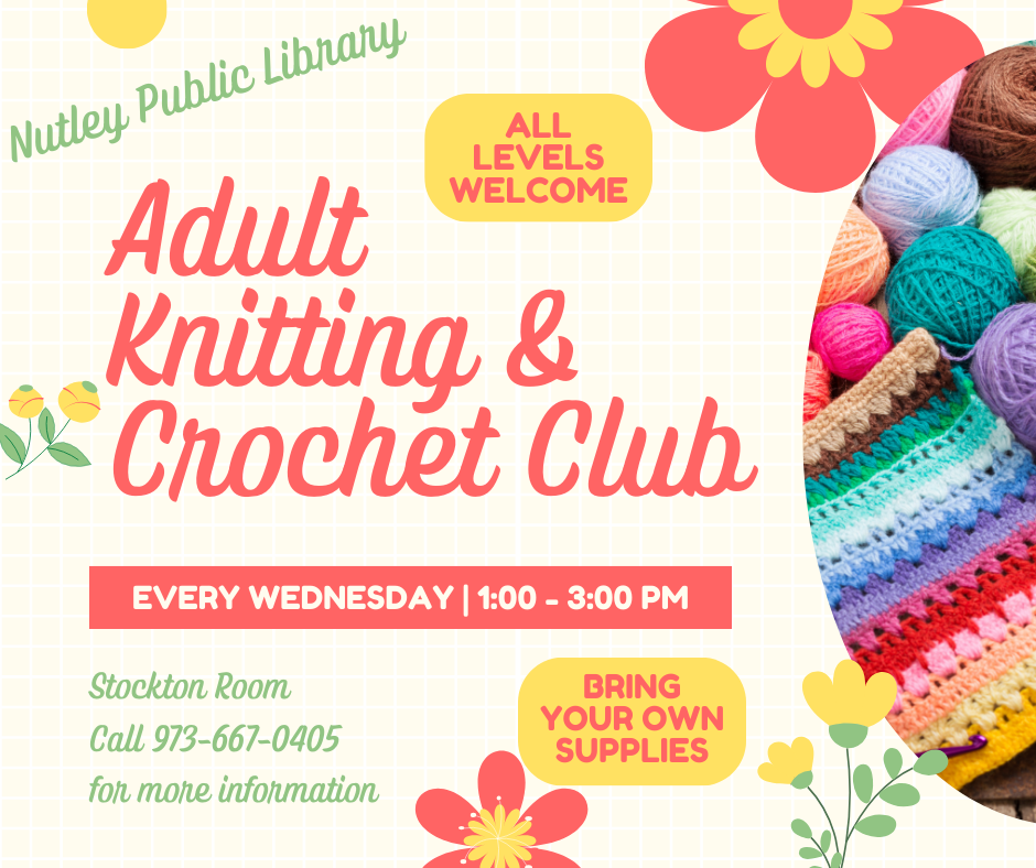 Adult Knitting and Crochet Club