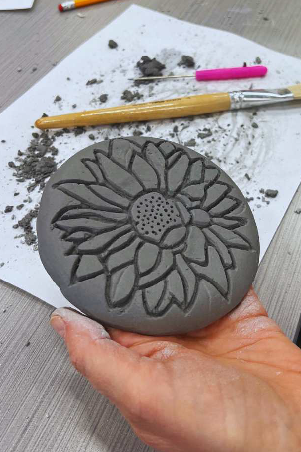 Relief Carving Centerpiece